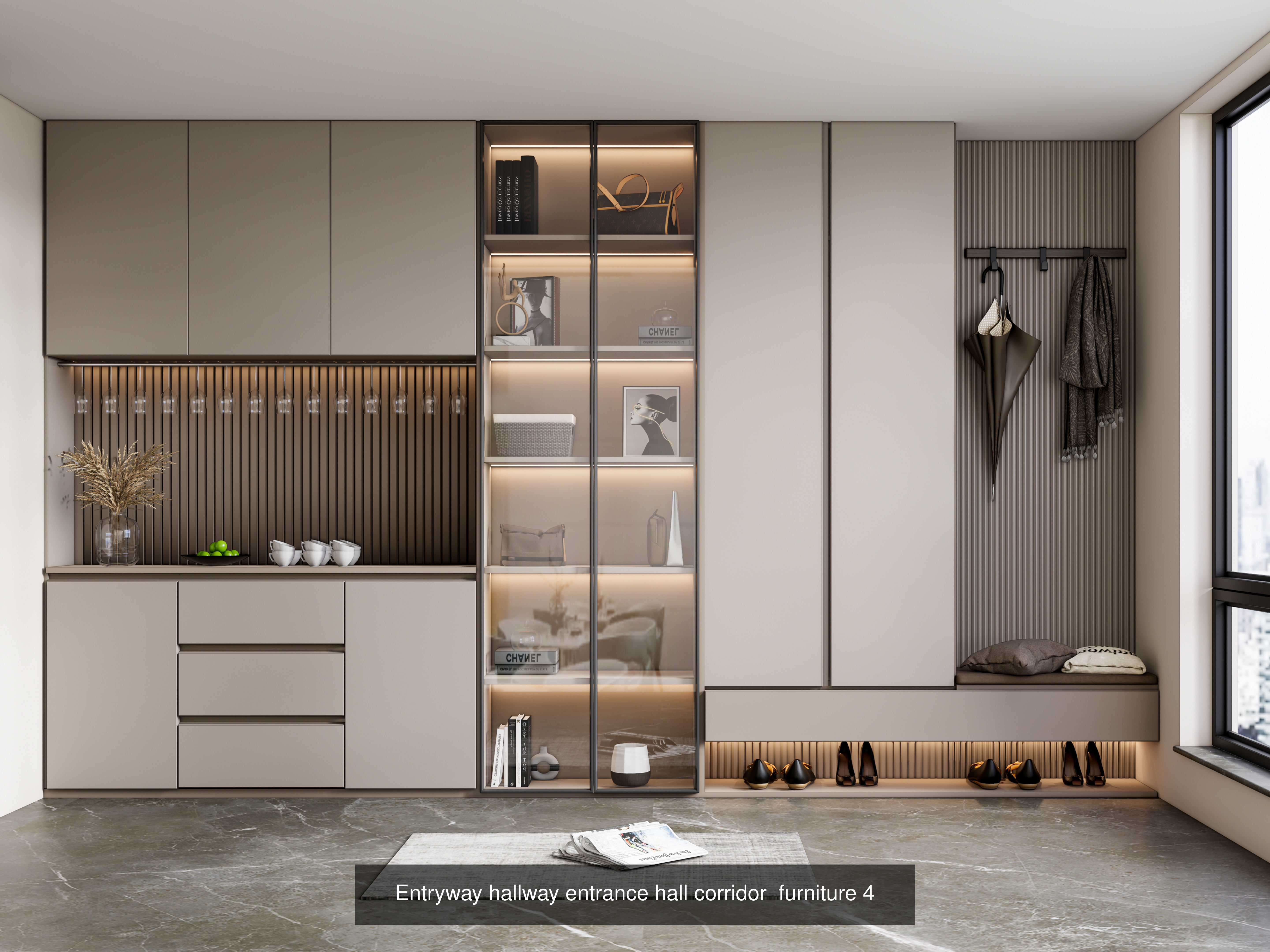 Entryway Hallway  Entrance Furniture Collection No 1 of 16 scene _4