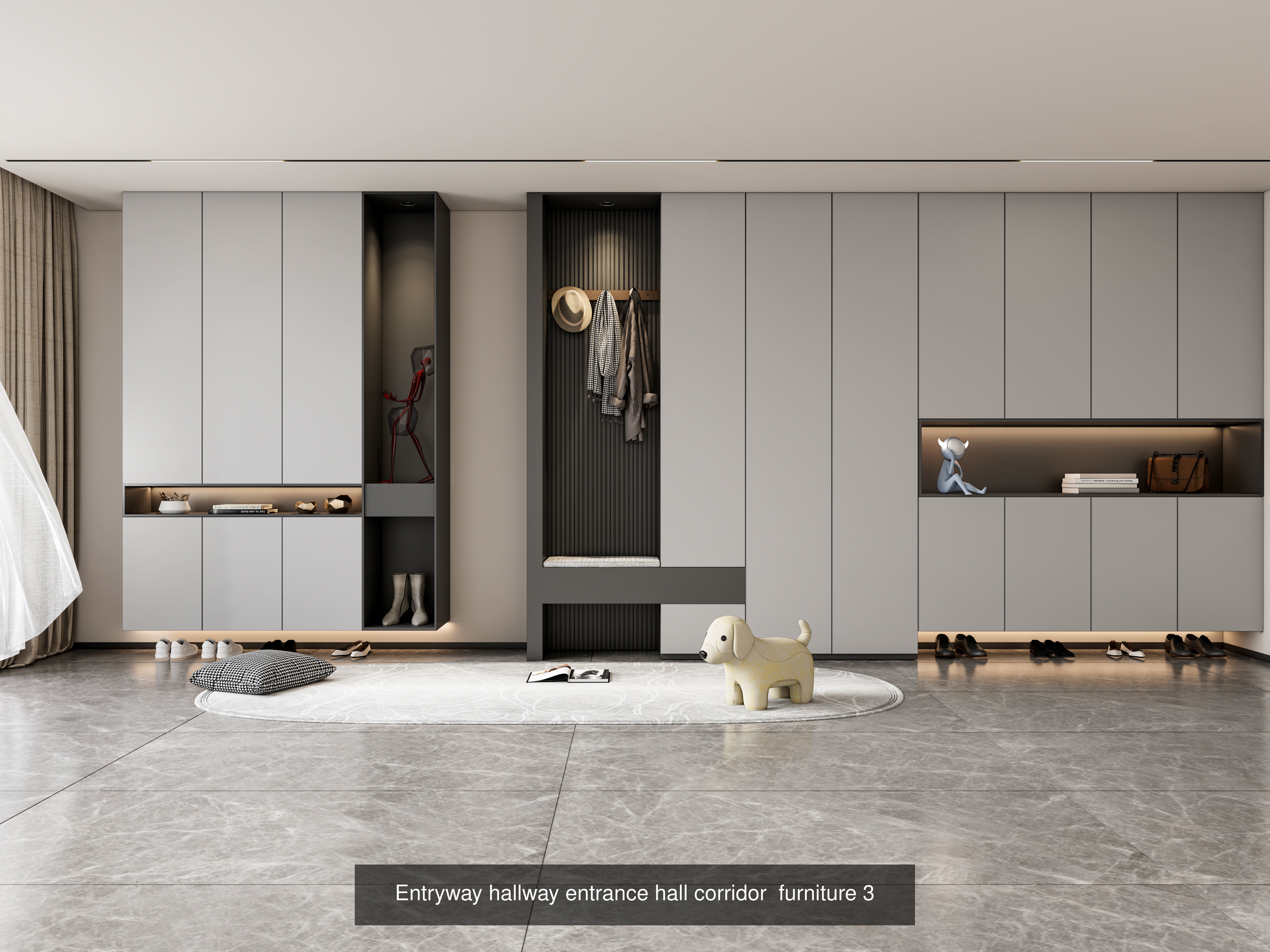 Entryway Hallway  Entrance Furniture Collection No 1 of 16 scene _3