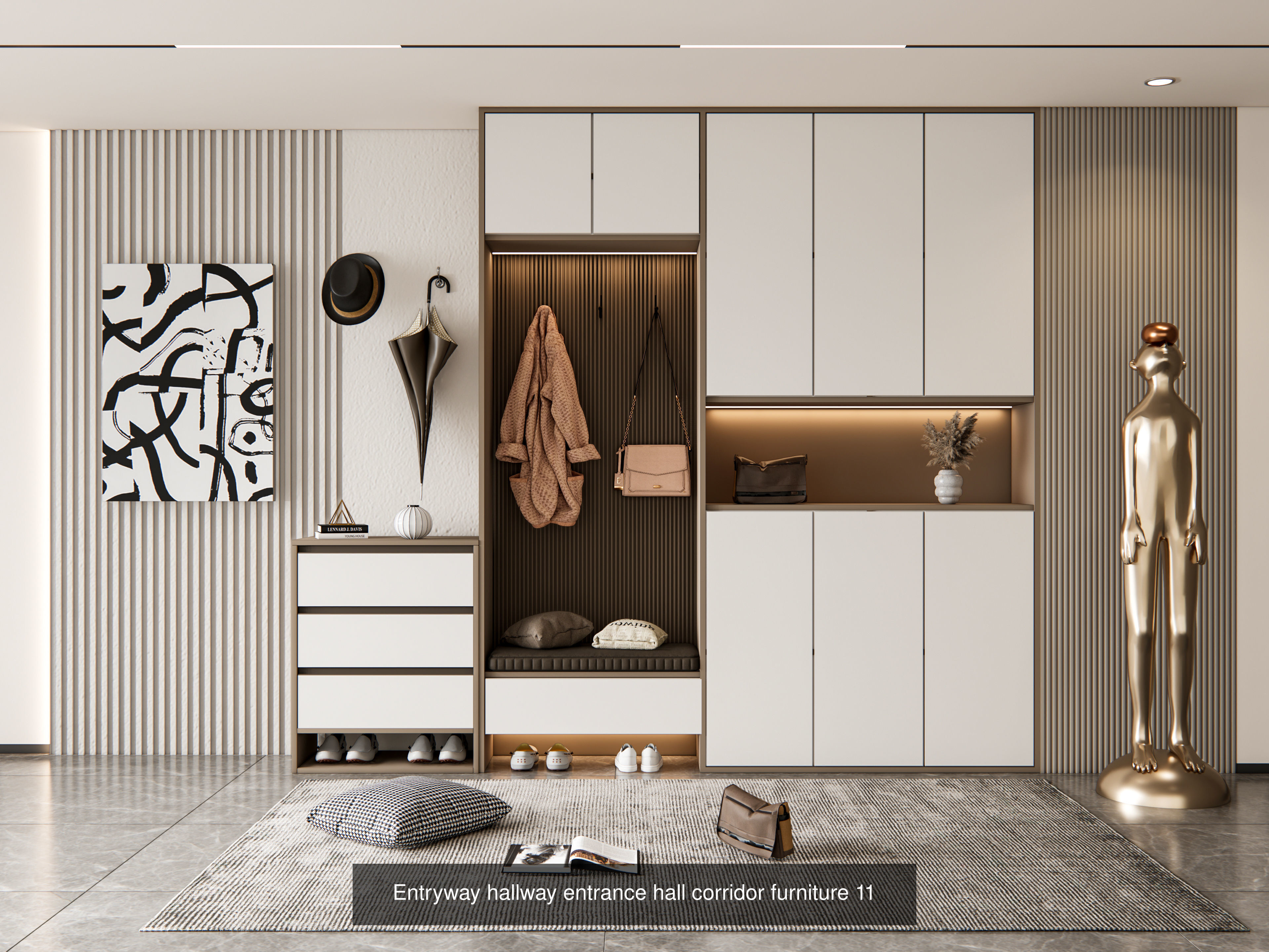 Entryway Hallway  Entrance Furniture Collection No 1 of 16 scene _11