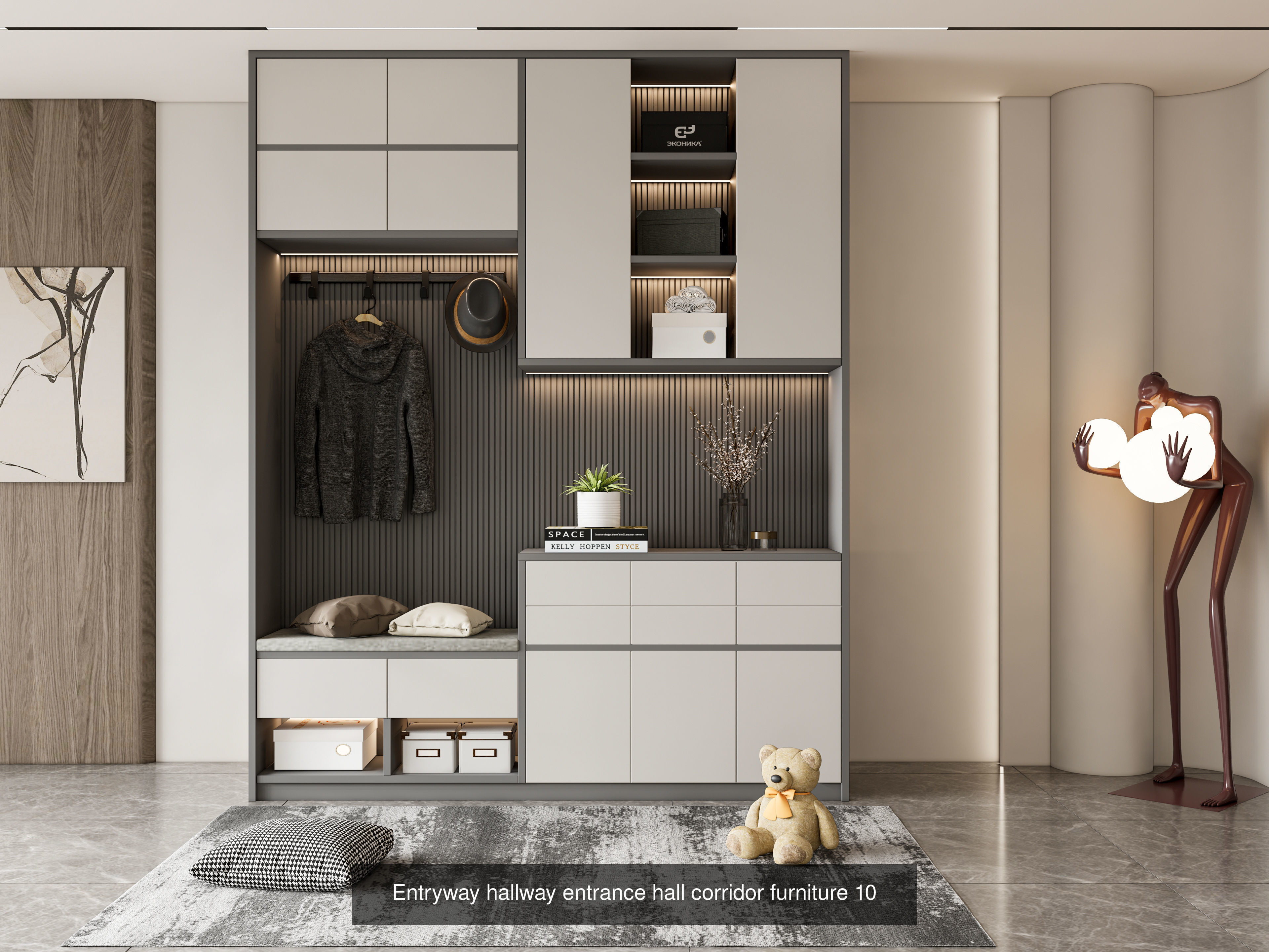 Entryway Hallway  Entrance Furniture Collection No 1 of 16 scene _10