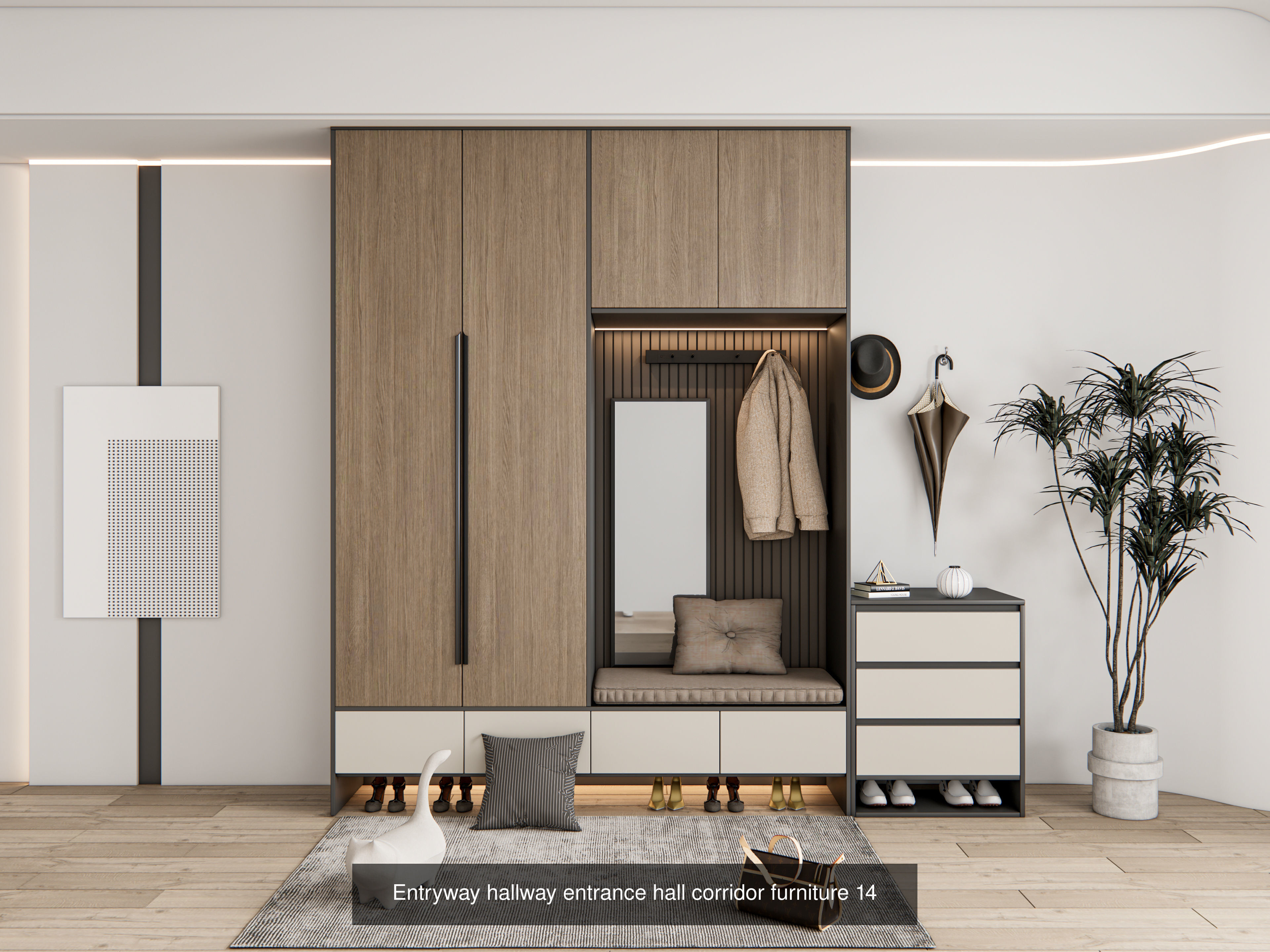 Entryway Hallway  Entrance Furniture Collection No 1 of 16 scene _14