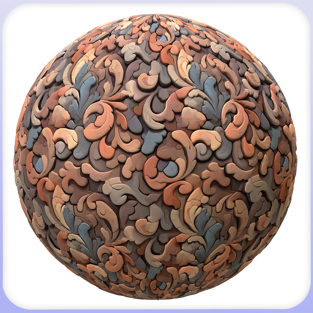 Stylized Ornaments Seamless Texture Texture_5