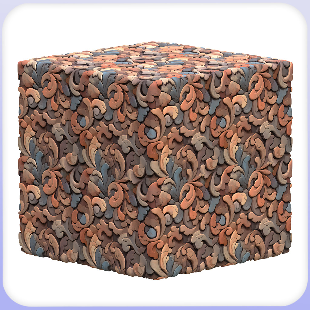 Stylized Ornaments Seamless Texture Texture_6