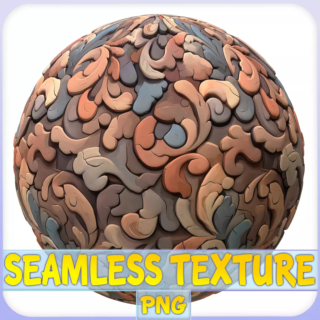 Stylized Ornaments Seamless Texture Texture_0