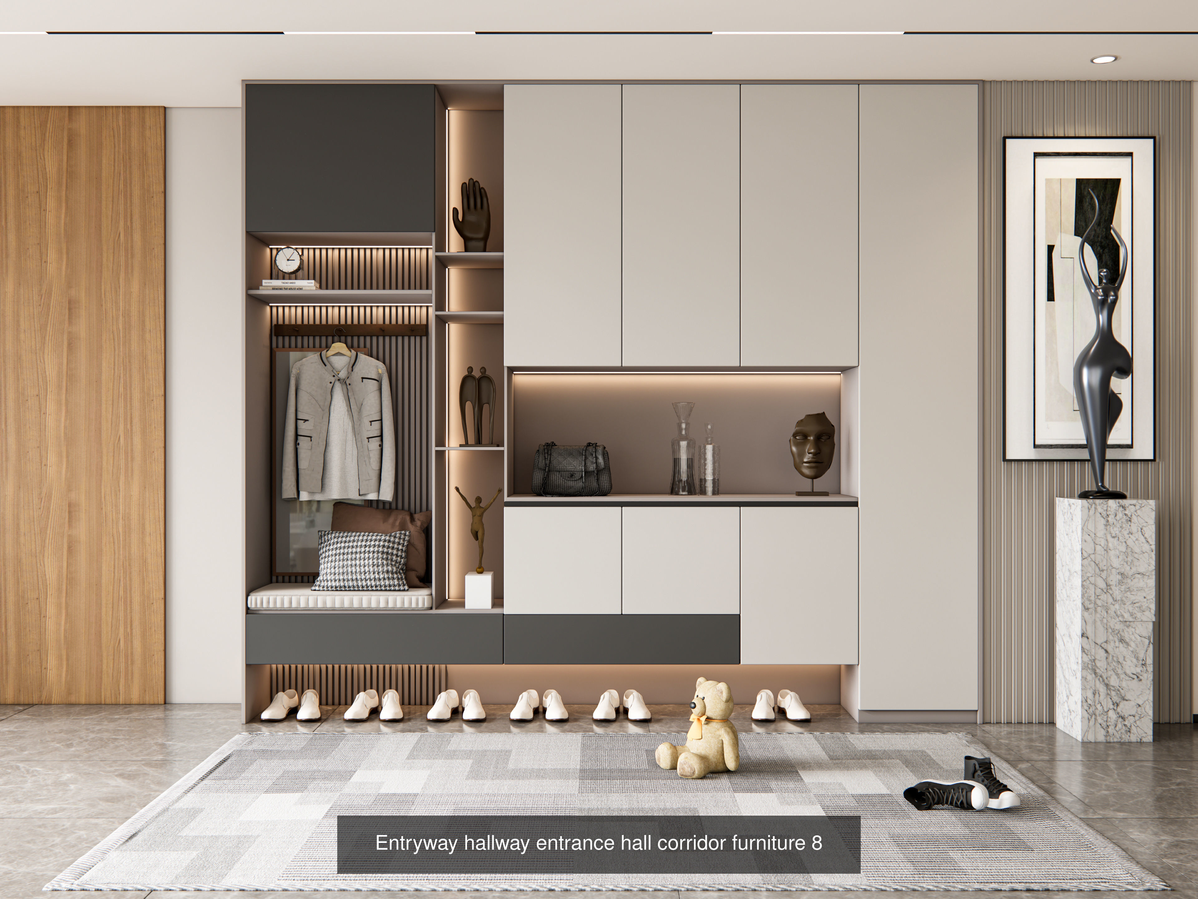 Entryway Hallway  Entrance Furniture Collection No 2 of 16 scene _5