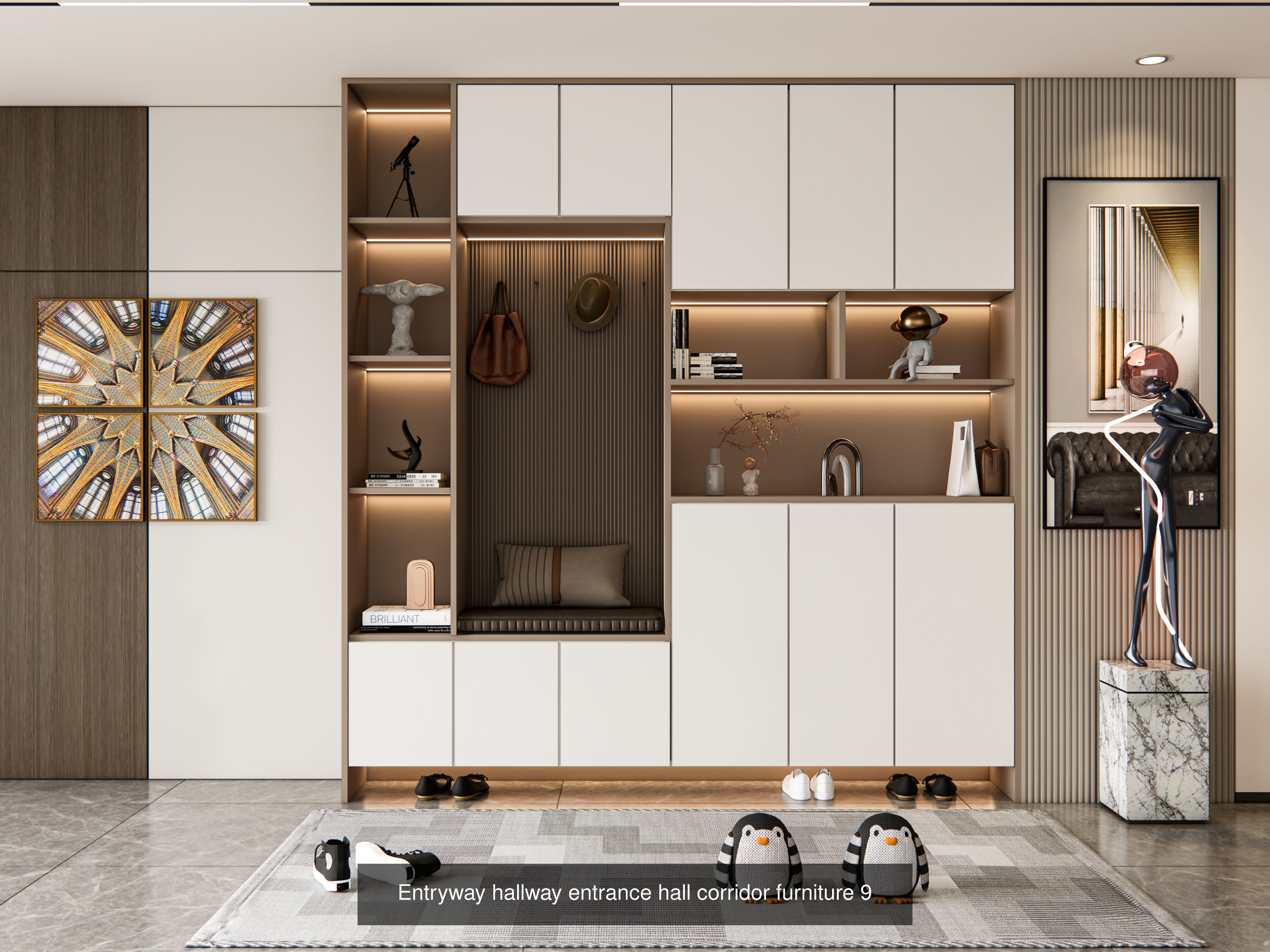 Entryway Hallway  Entrance Furniture Collection No 2 of 16 scene _6