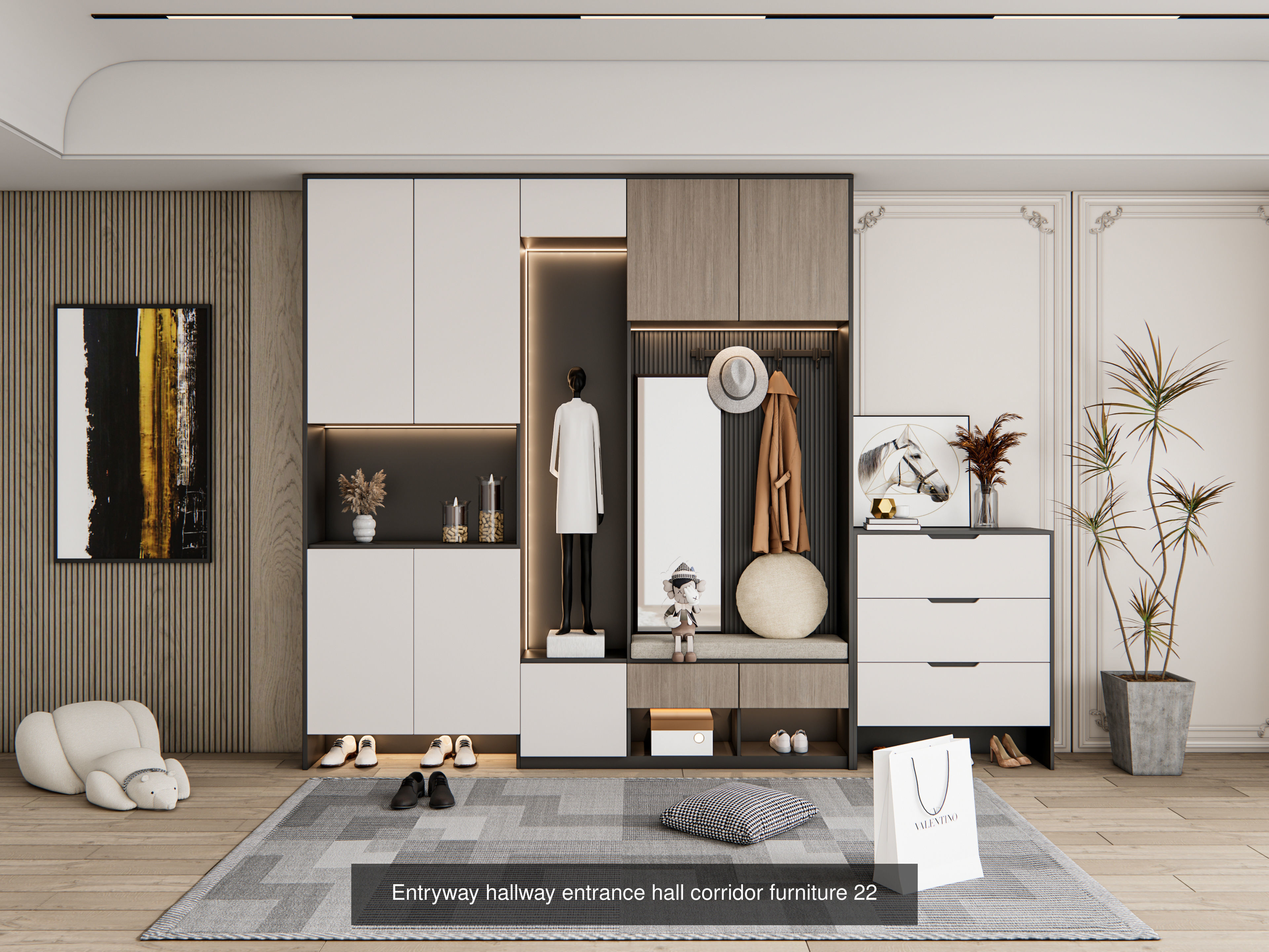 Entryway Hallway  Entrance Furniture Collection No 2 of 16 scene _14