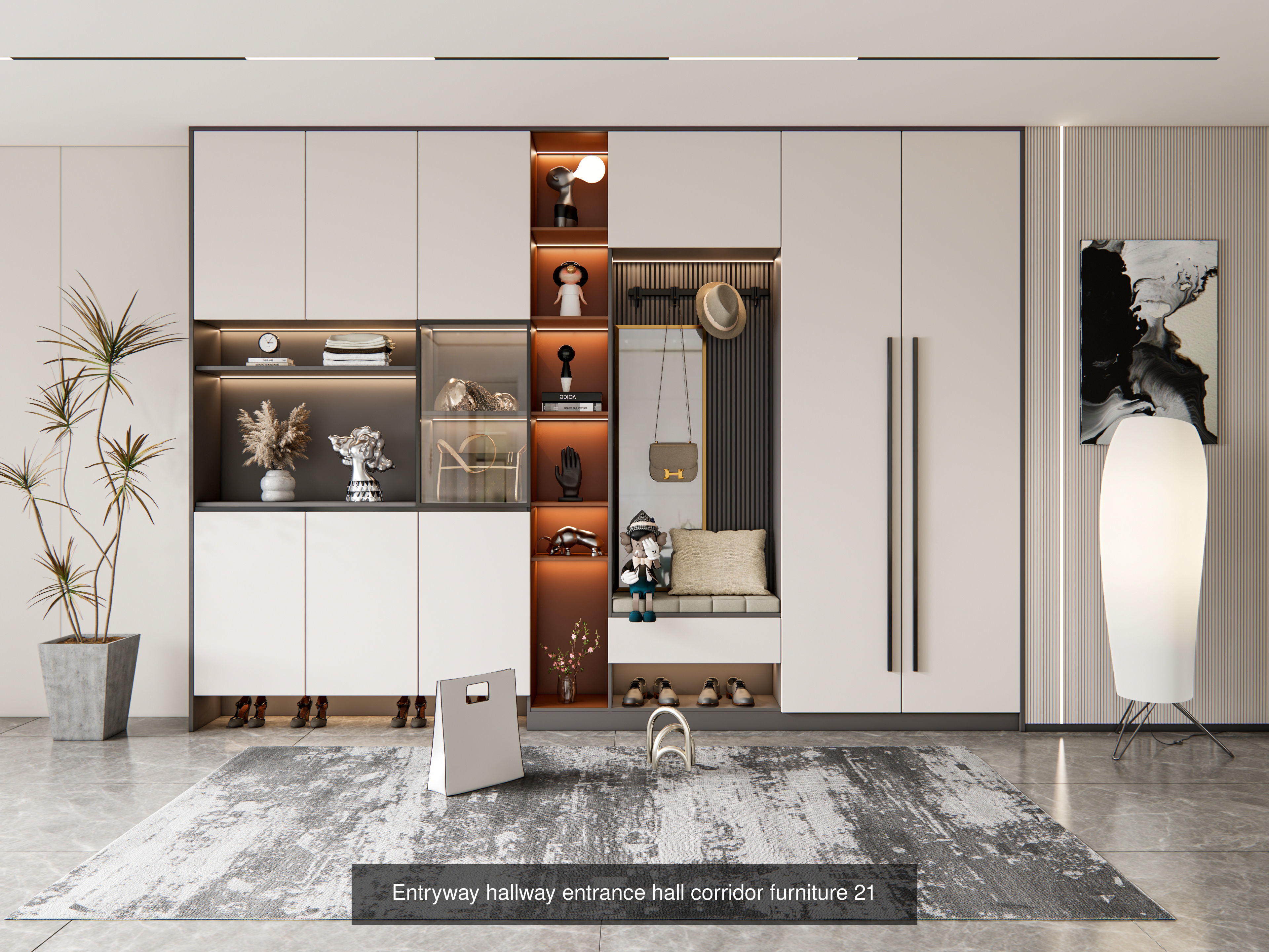 Entryway Hallway  Entrance Furniture Collection No 2 of 16 scene _13