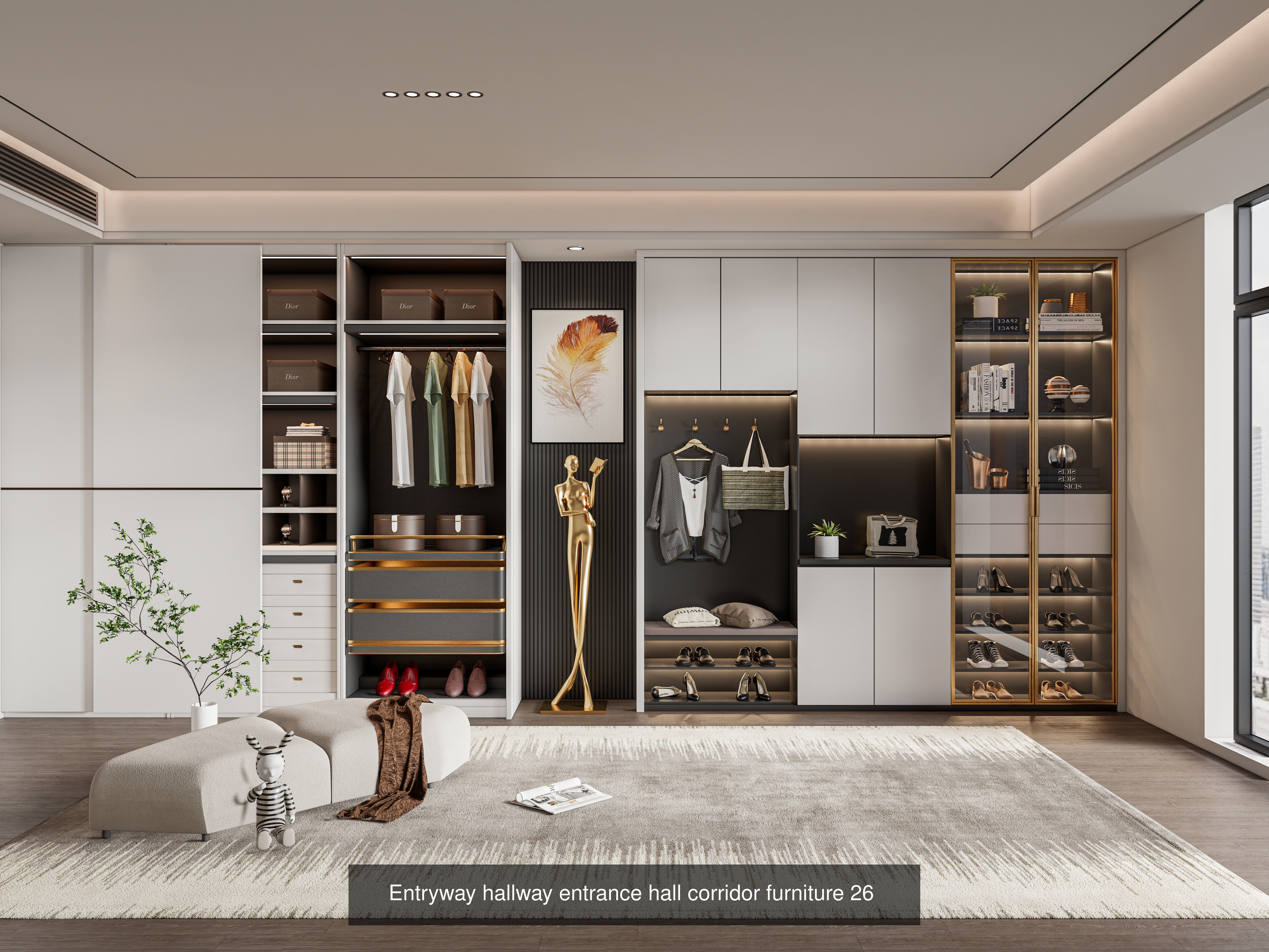 Entryway Hallway  Entrance Furniture Collection No 2 of 16 scene _2