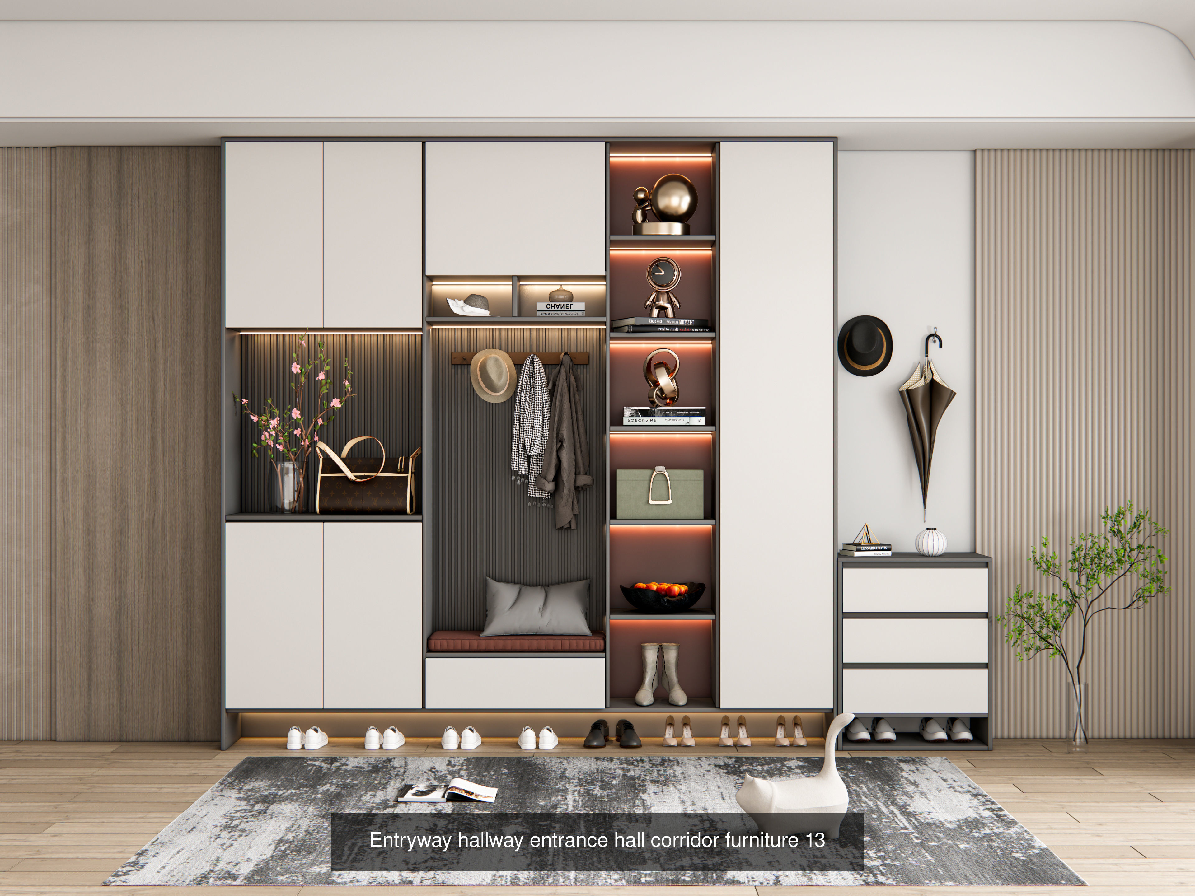 Entryway Hallway  Entrance Furniture Collection No 2 of 16 scene _8