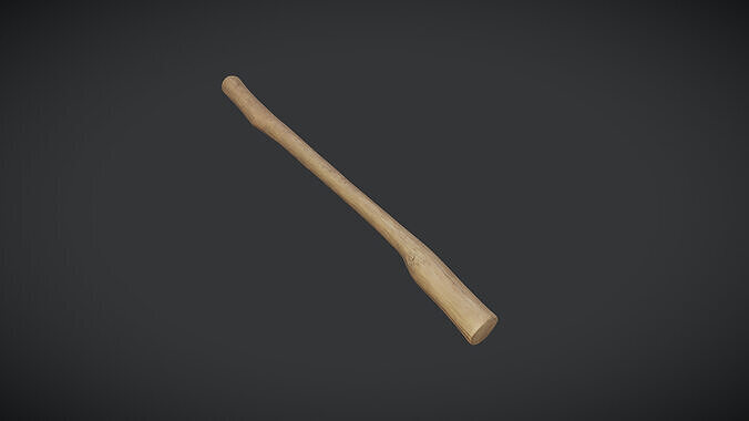 Wooden Stick 5 Low-poly 3D model