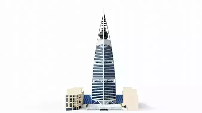 Al Faisaliah Tower - Riyadh Saudi arabia 3D model