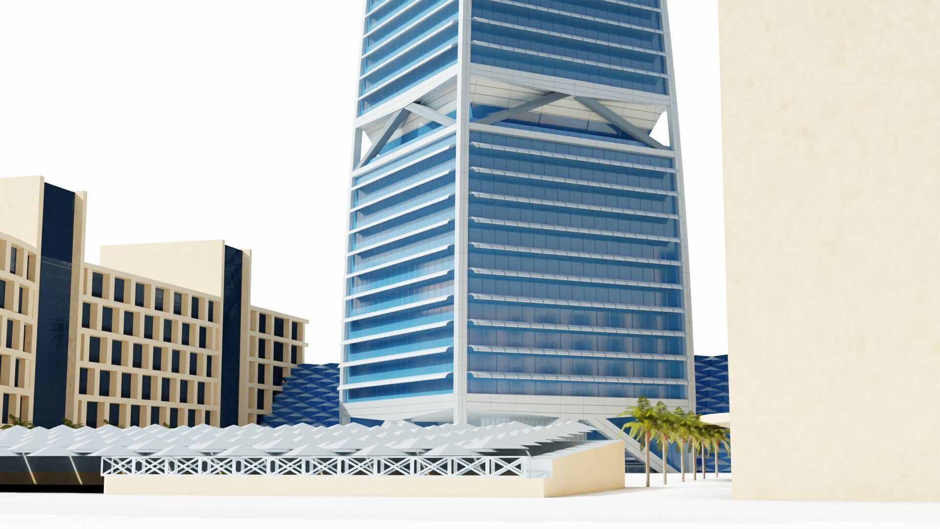 Al Faisaliah Tower - Riyadh Saudi arabia 3D model_4
