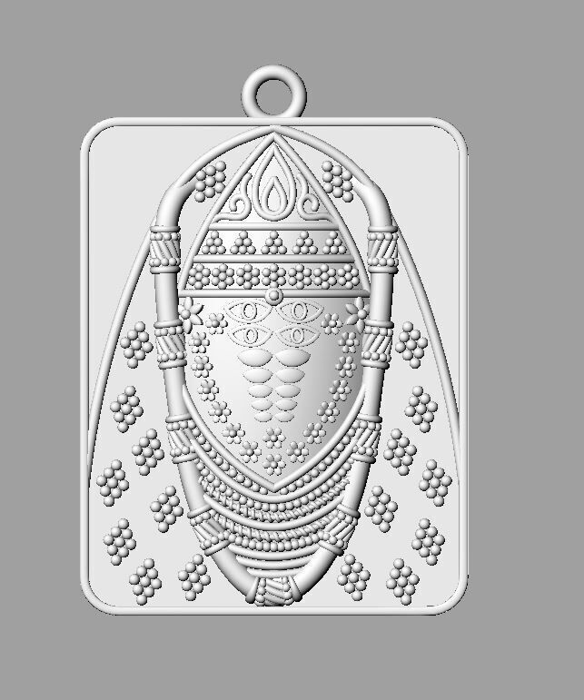 ASHAPURA PENDENT 3D print model_1