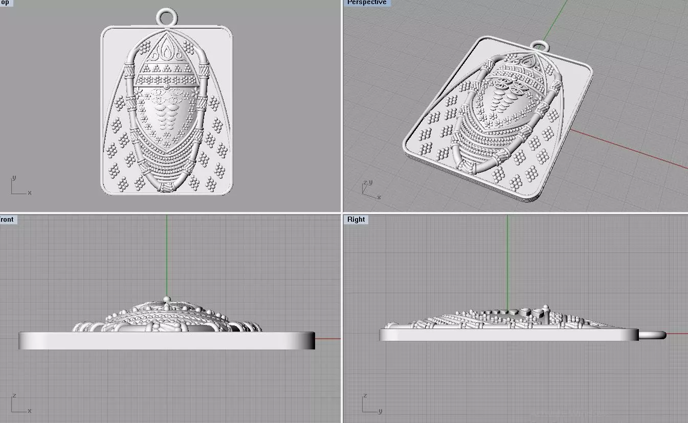 ASHAPURA PENDENT 3D print model_0