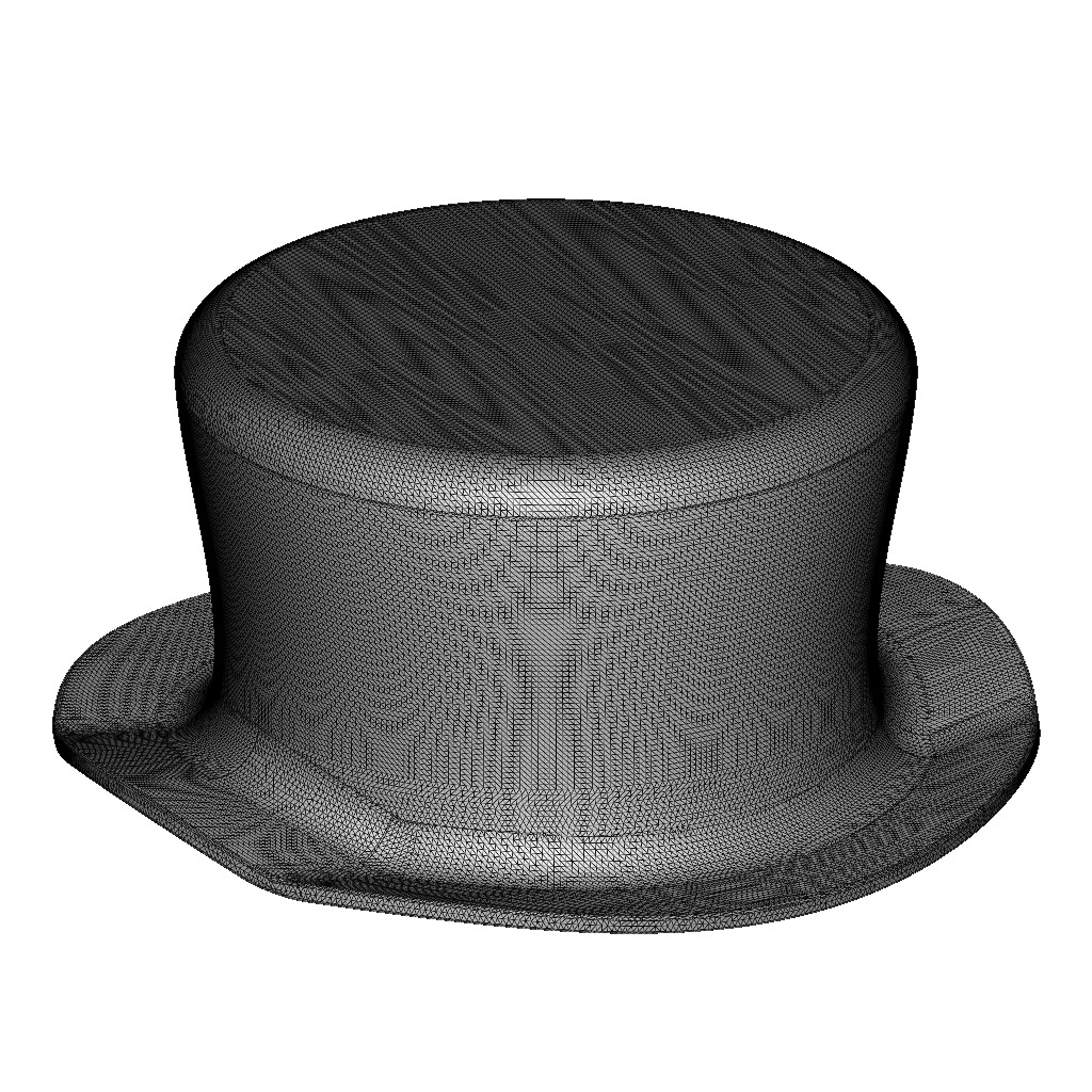 Exquisite Top Hat 3D print model_3