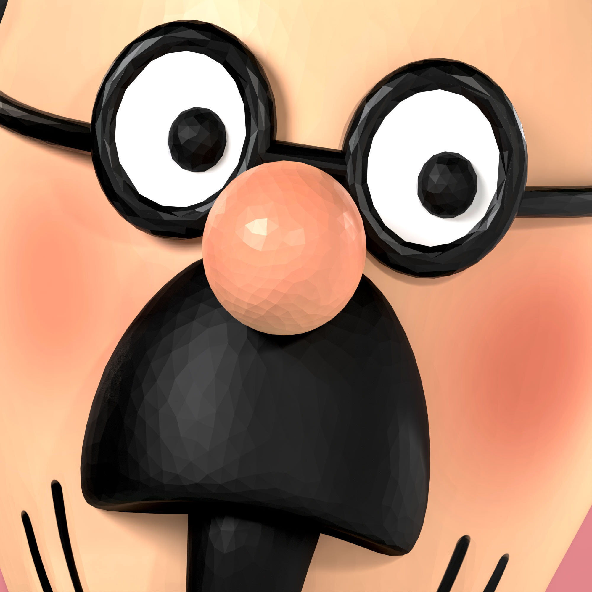 FREE Professor Calculus 3D Bust Free 3D print model_10