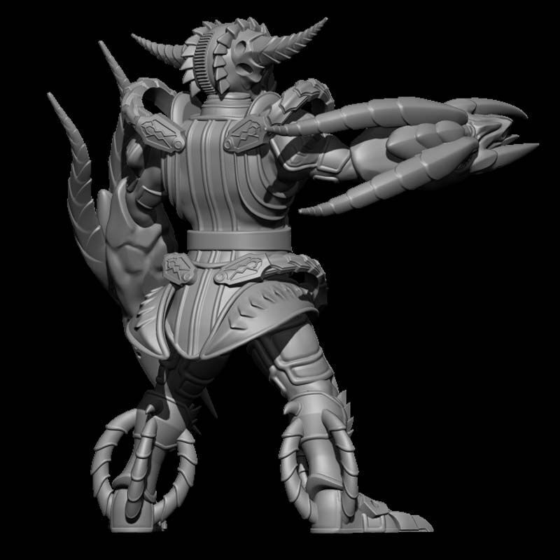 Kamen Rider 555 Character - Dragon Orphnoch Scale 3D print model_3