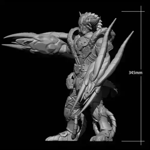 Kamen Rider 555 Character - Dragon Orphnoch Scale 