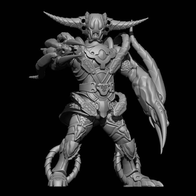 Kamen Rider 555 Character - Dragon Orphnoch Scale 3D print model_1