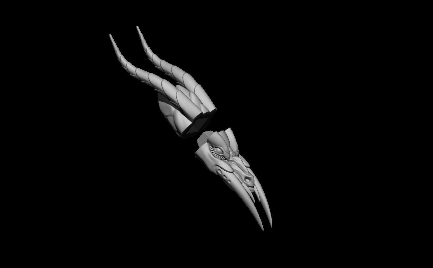 Kamen Rider 555 Character - Dragon Orphnoch Scale 3D print model_6