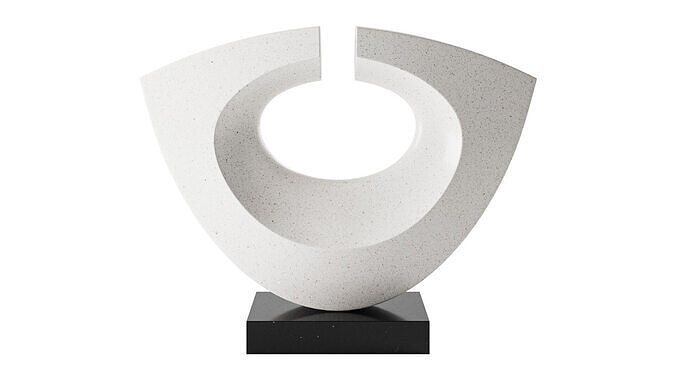 Abstract sculpture by Robert Fogell 3D model
