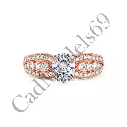 Engagement Ring46 3DM Model with 28 IMAGES and 7 VIDEOS 3D print model