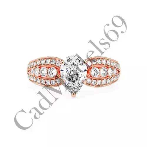 Engagement Ring48 3DM Model with 28 IMAGES and 7 VIDEOS 3D print model