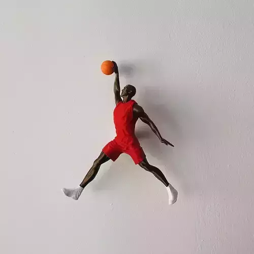 3D Michael Jordan Wall Mount and Desk Figurine