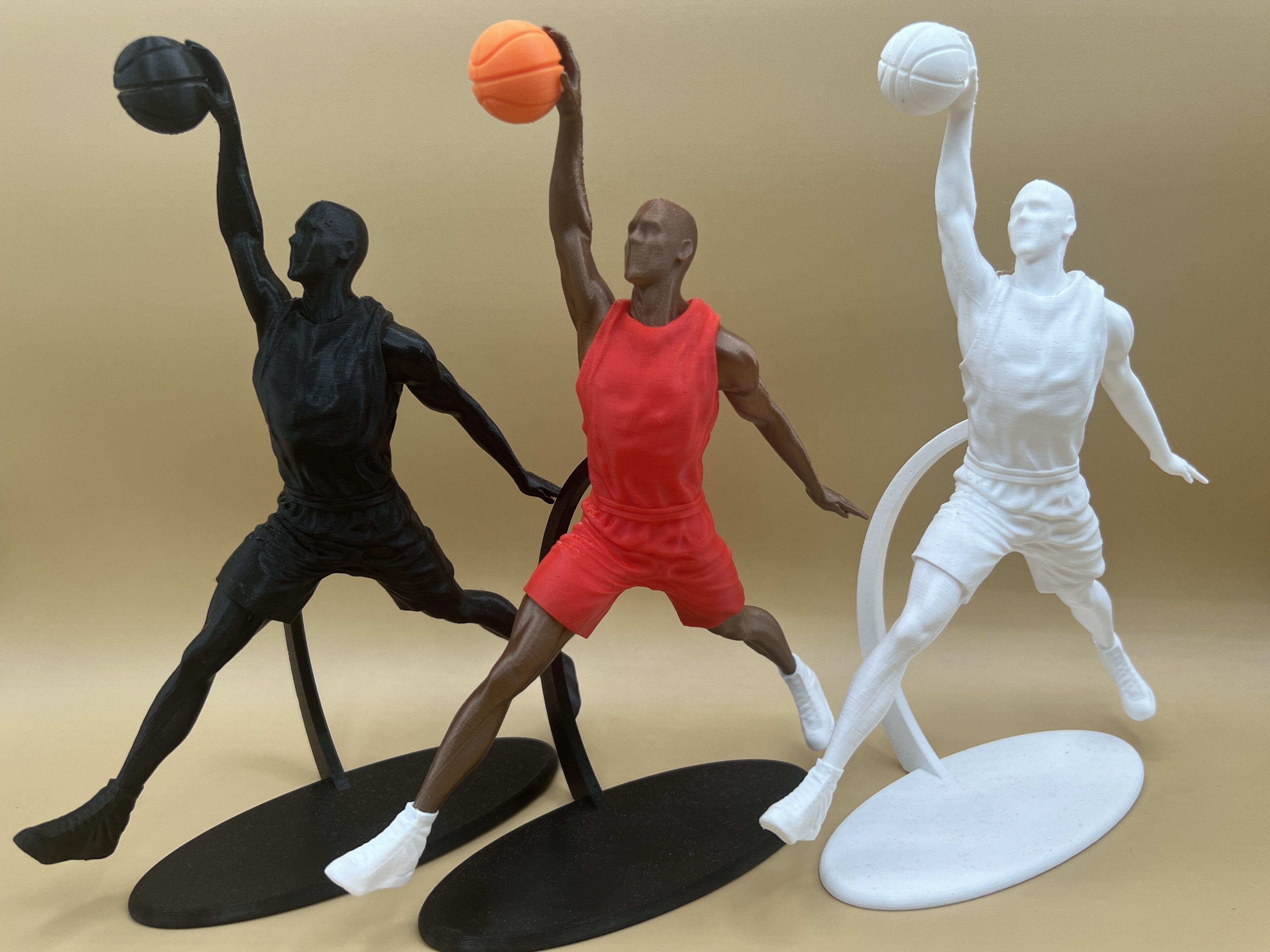 3D Michael Jordan Wall Mount and Desk Figurine 3D model 3D