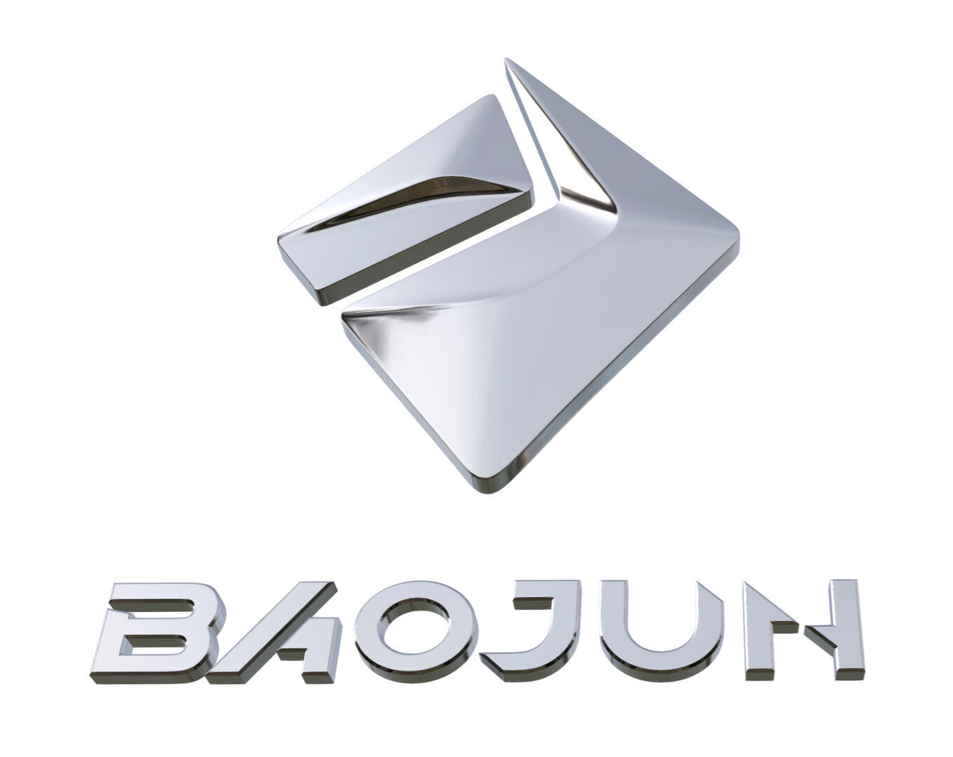 baojun new logo 3D model_4