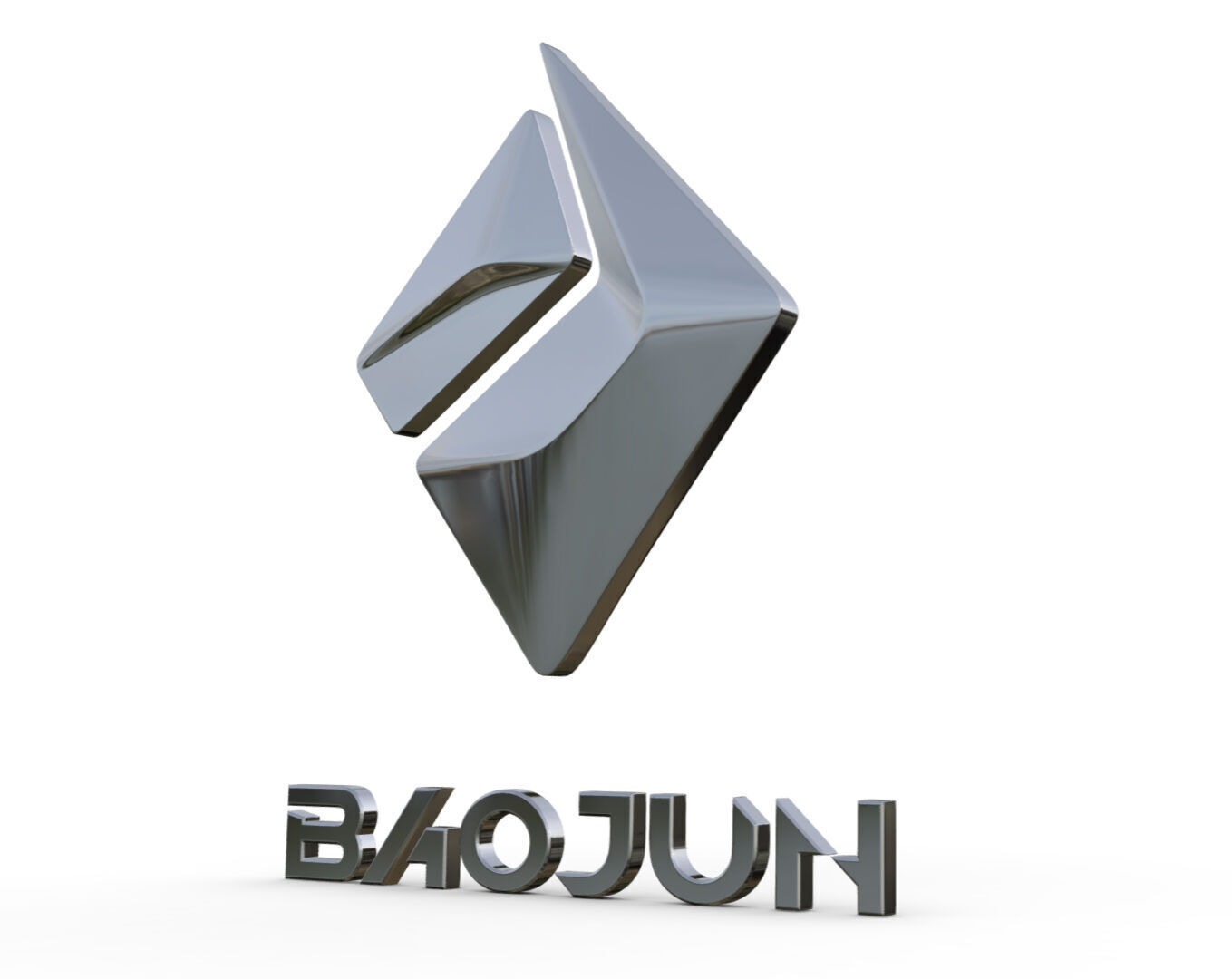 baojun new logo 3D model_1