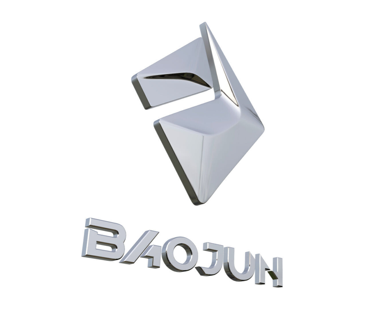 baojun new logo 3D model_5