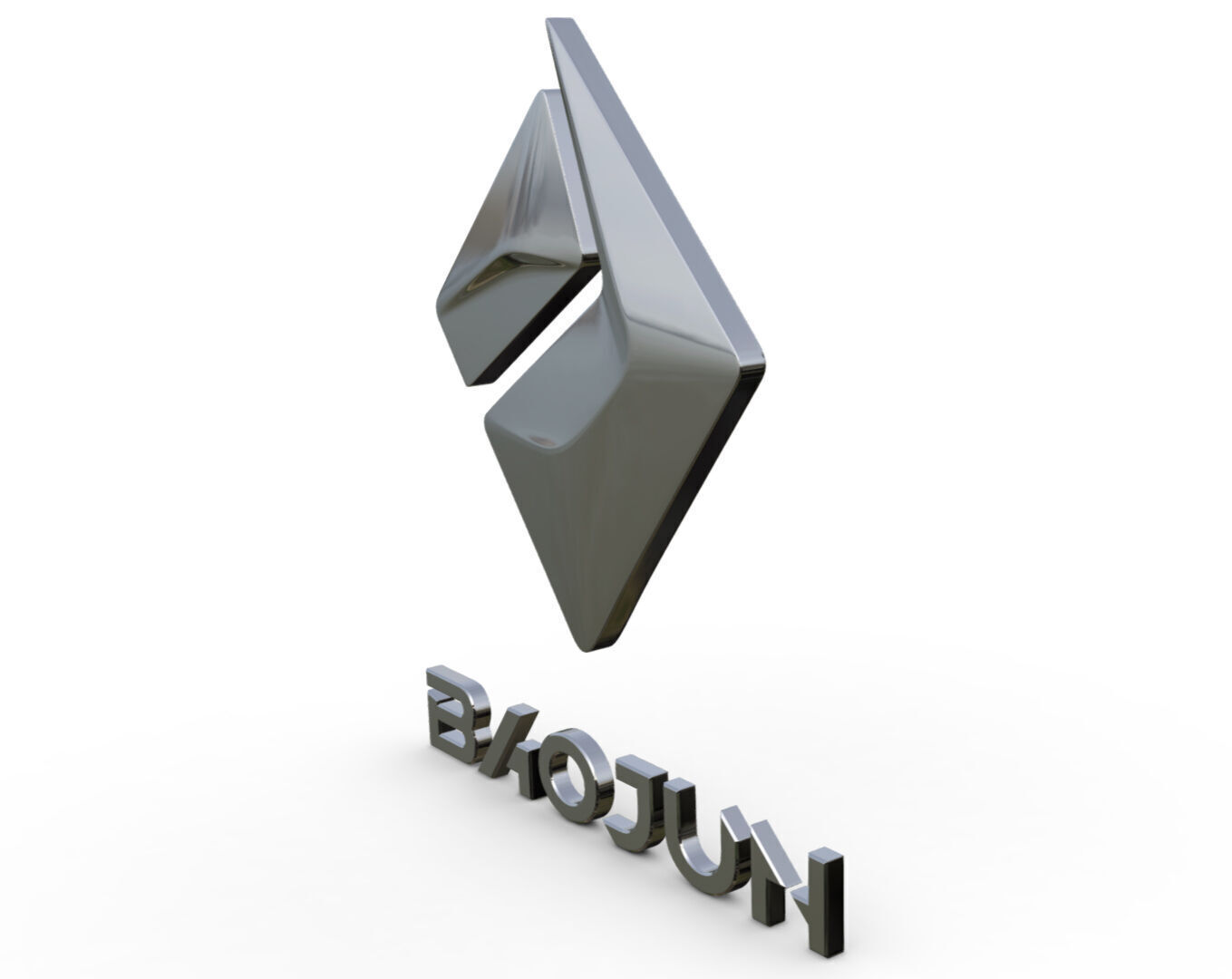 baojun new logo 3D model_2