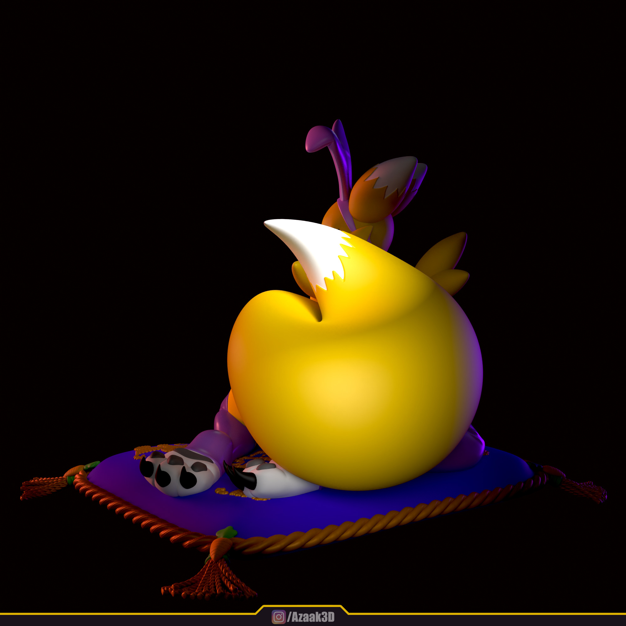 Renamon - Bunnysuit Collection With NSFW variant 3D print model_58