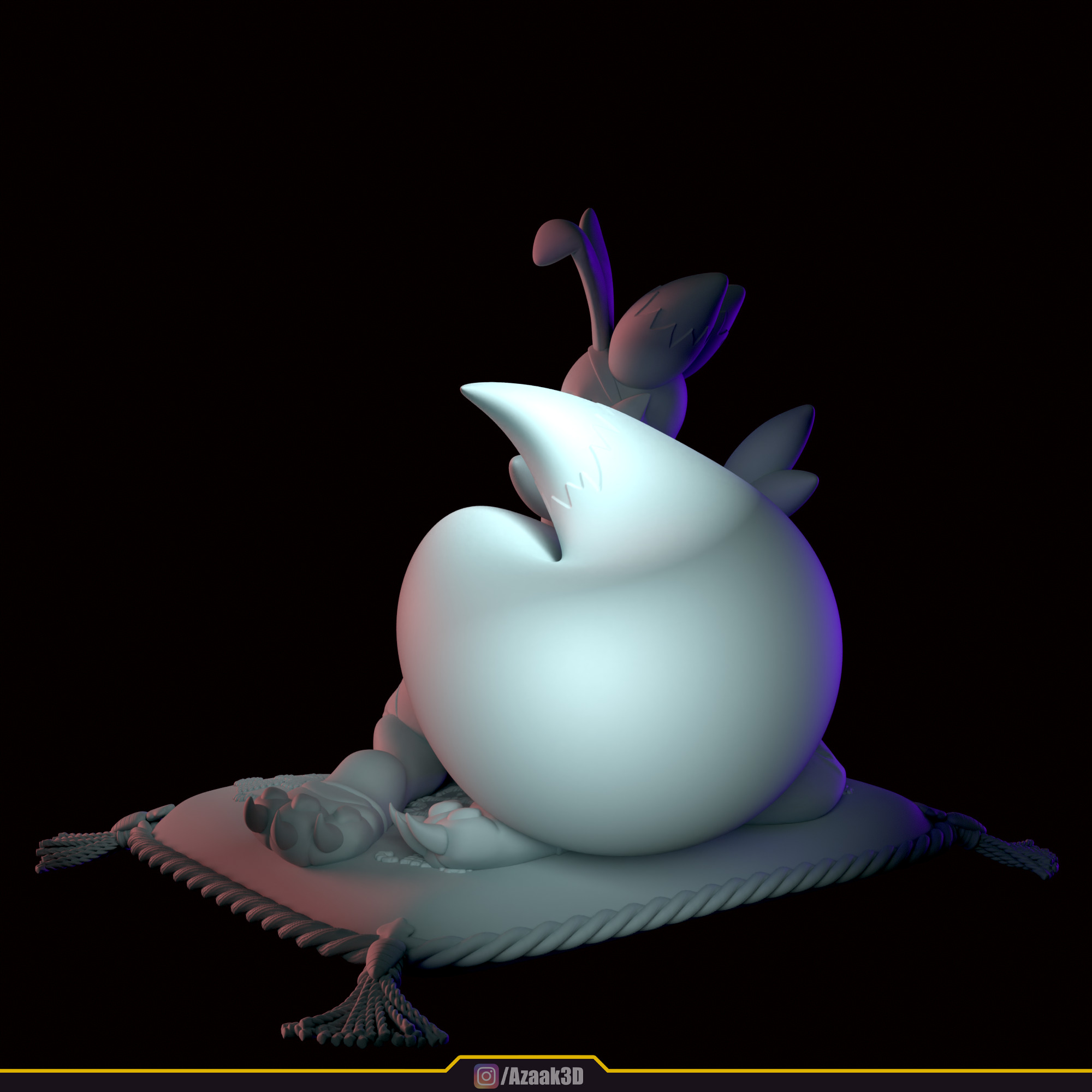 Renamon - Bunnysuit Collection With NSFW variant 3D print model_30