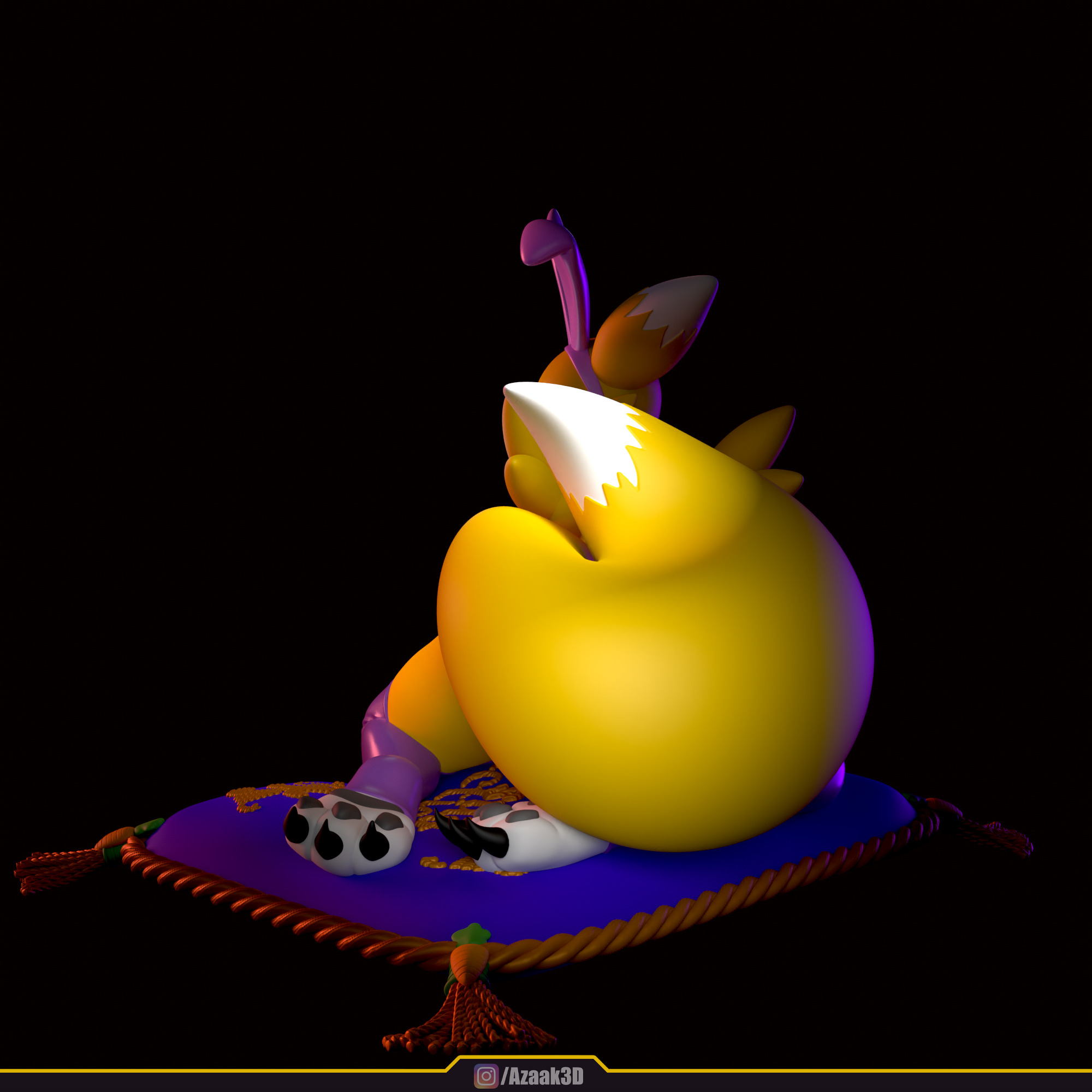 Renamon - Bunnysuit Collection With NSFW variant 3D print model_69