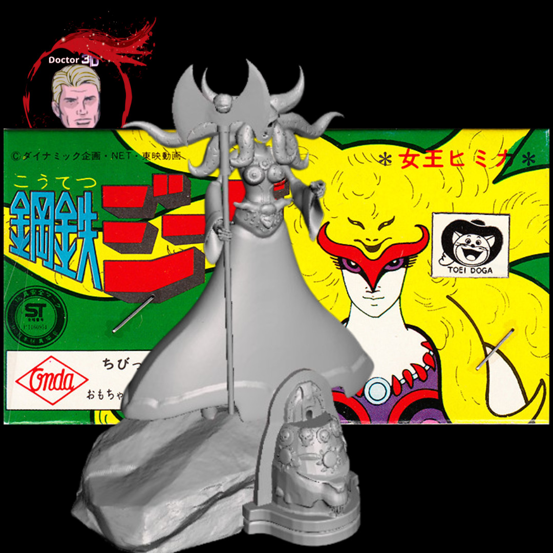 queen himika-diorama 3D print model_1