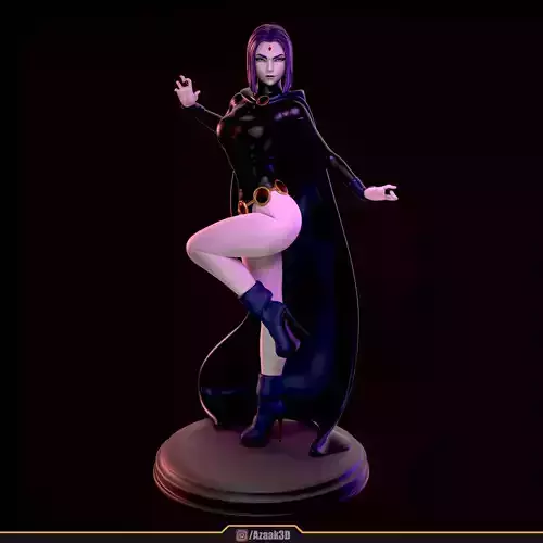 Raven Figure 3D print model