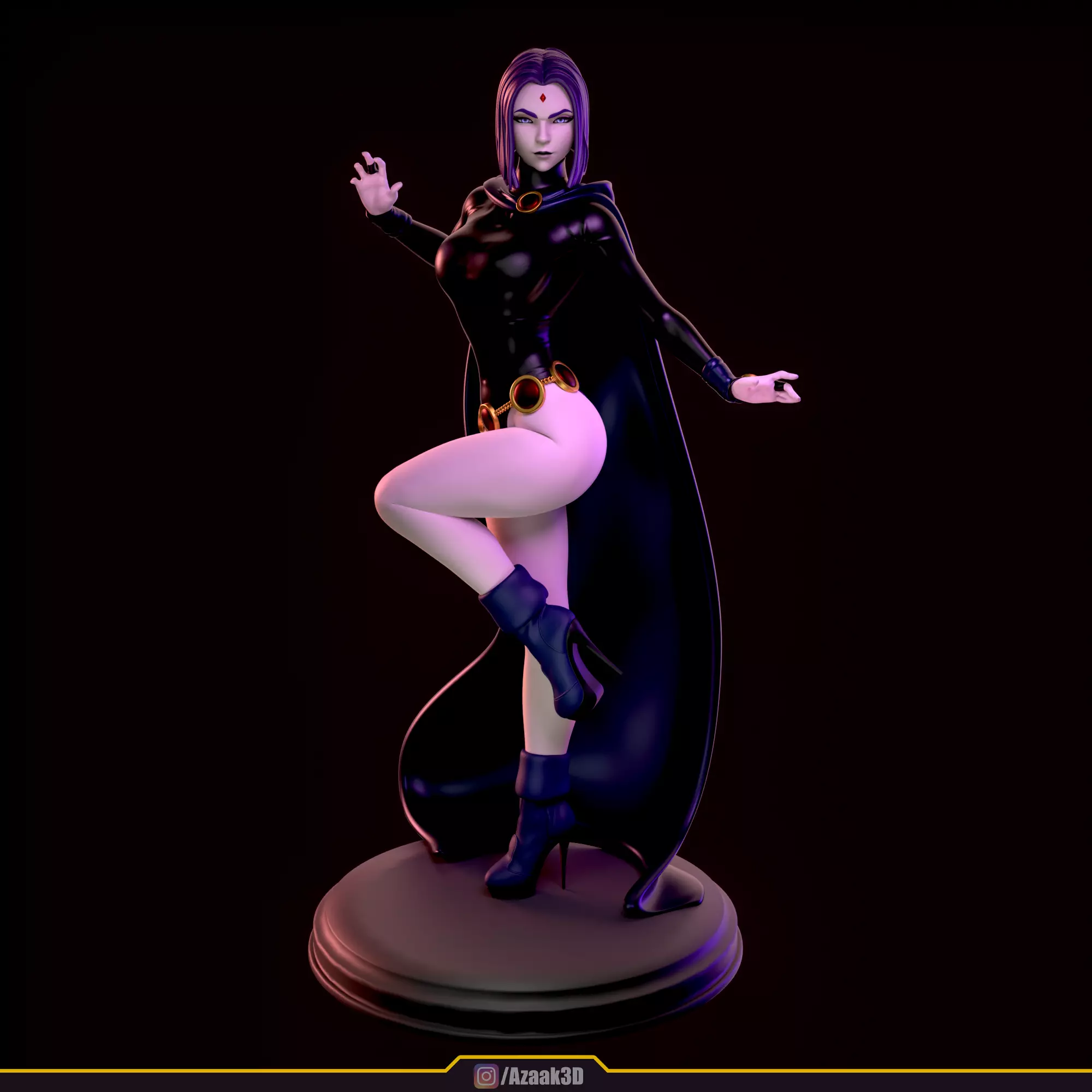 Raven Figure 3D print model