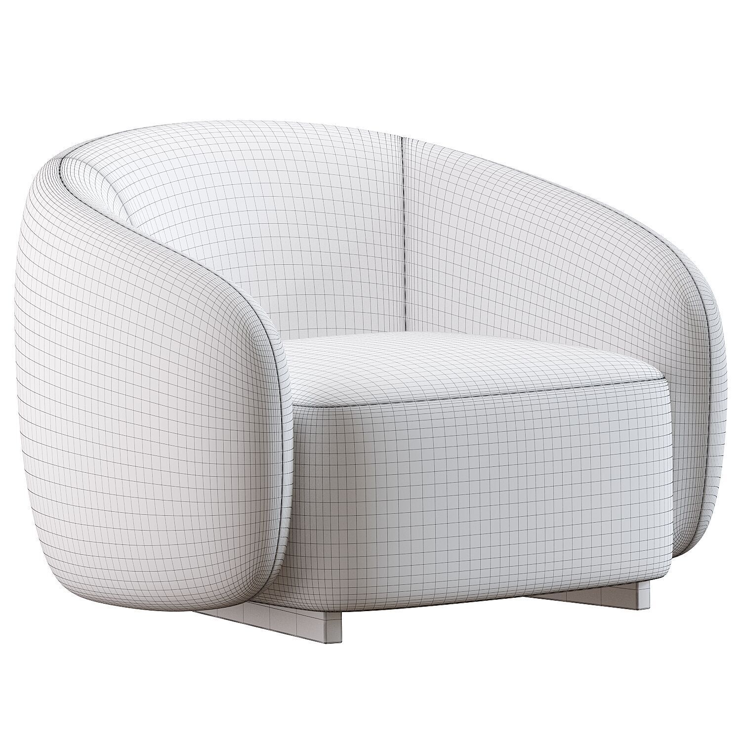 Outdoor Chair Brice 3D model_4