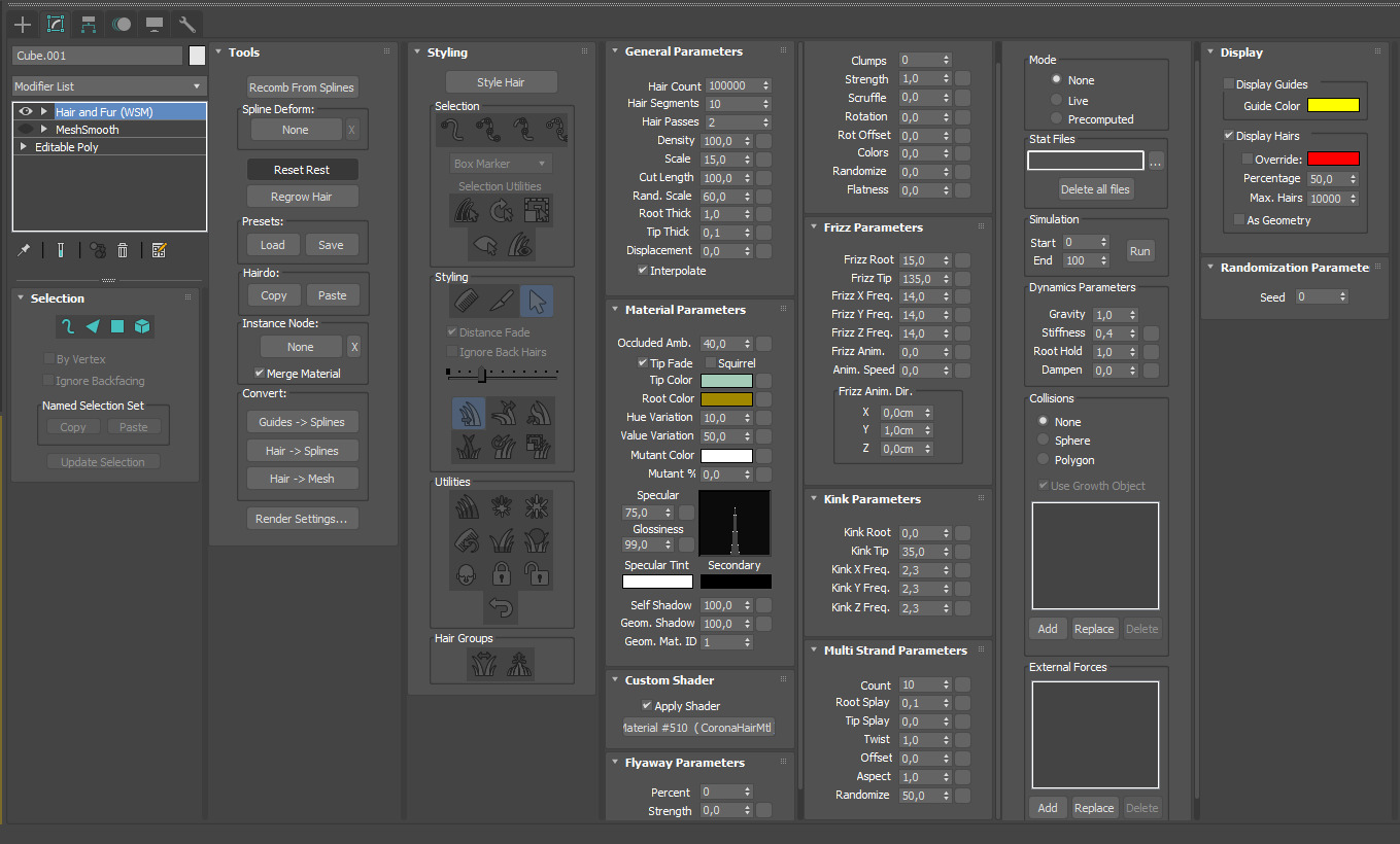 Outdoor Chair Brice 3D model_5