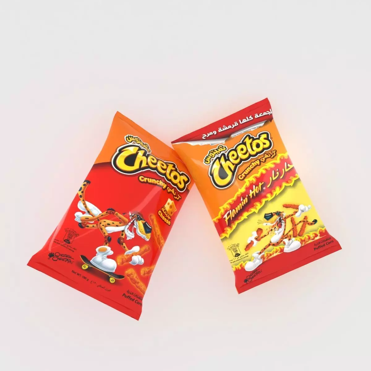 Cheetos crunchy 3D model_0