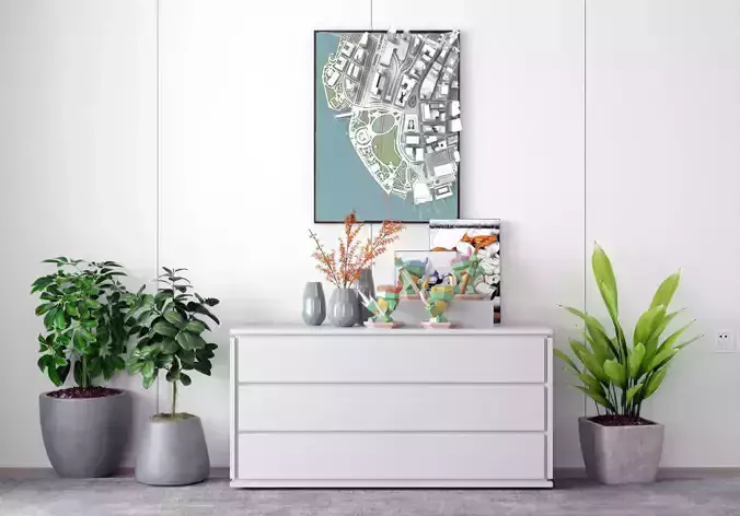 Cityscape New York USA fragment city   3D print model