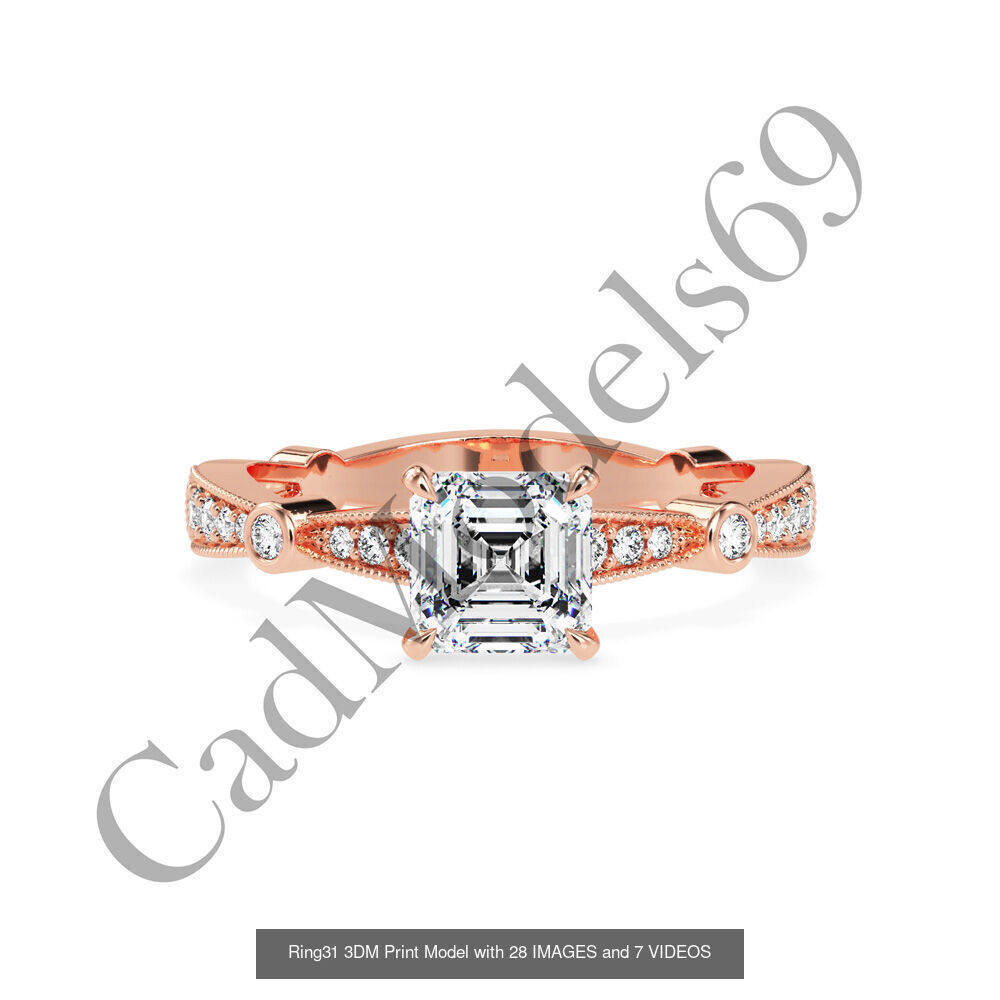 50 rings 3DM with 28 images and 7 videos for each desin 3D Model Collection_62