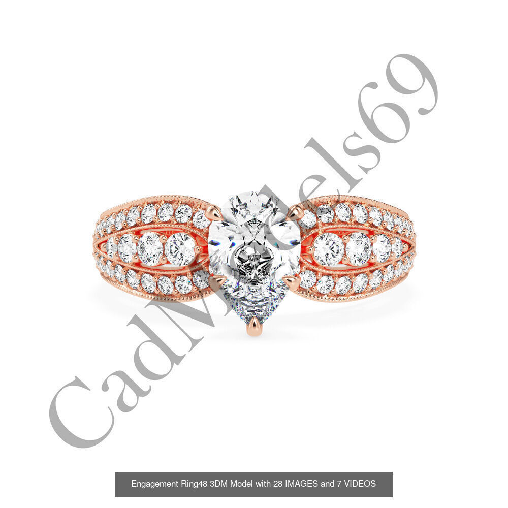 50 rings 3DM with 28 images and 7 videos for each desin 3D Model Collection_79