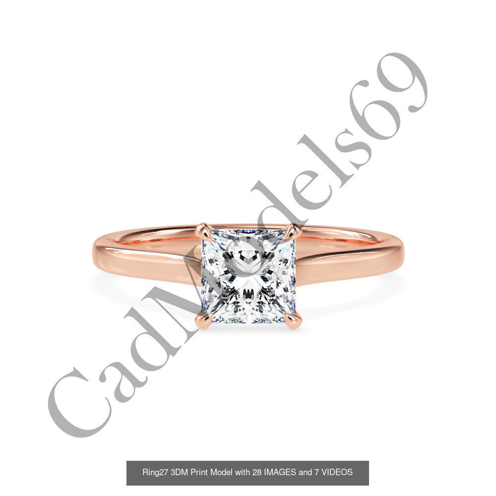 50 rings 3DM with 28 images and 7 videos for each desin 3D Model Collection_56