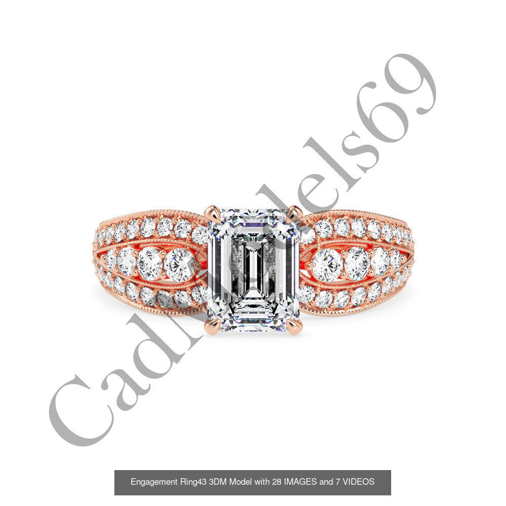 50 rings 3DM with 28 images and 7 videos for each desin 3D Model Collection_74