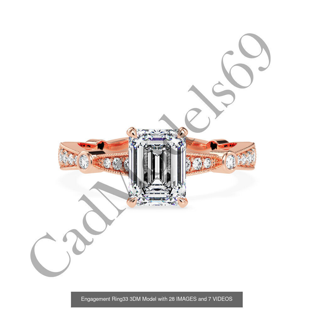 50 rings 3DM with 28 images and 7 videos for each desin 3D Model Collection_64