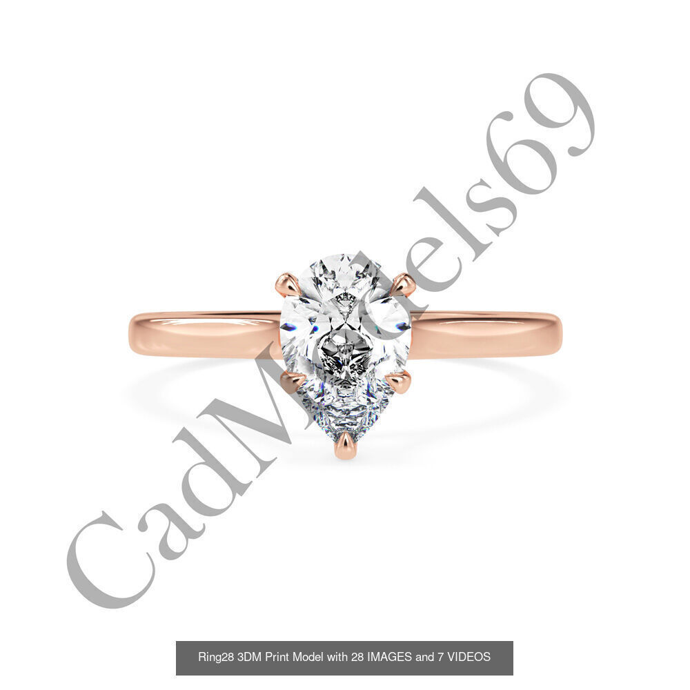 50 rings 3DM with 28 images and 7 videos for each desin 3D Model Collection_58